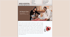 Desktop Screenshot of modihospital.com