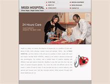Tablet Screenshot of modihospital.com